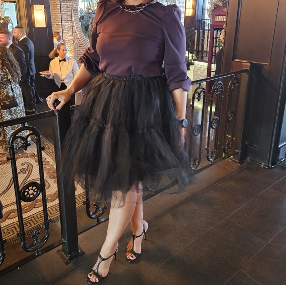Black tulle tutu skirt - Picture 3 of 3